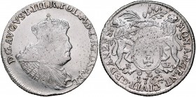 August III 1733-1763, 30 groszy 1762, Gdańsk.