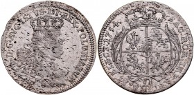 August III 1733-1763, Szóstak 1754, Lipsk.