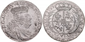 August III 1733-1763, Szóstak 1755, Lipsk.