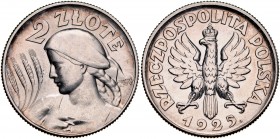 II RP, 2 złote 1925, Dziewczyna, Londyn.