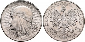 II RP, 5 złotych 1933, Kobieta, Warszawa.
