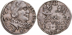 Kurlandia, Wilhelm Kettler 1596-1616, Trojak 1598, Mitawa.