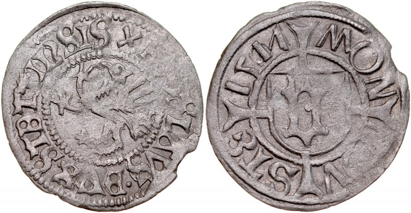 Pomorze, Bogusław X 1478-1523, Wit 1511/0A, Szczecin. Kop. 4143,&nbsp; rzadki wa...