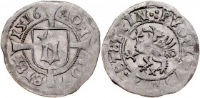 Pomorze, Bogusław X 1478-1523, Wit 1516, Szczecin.