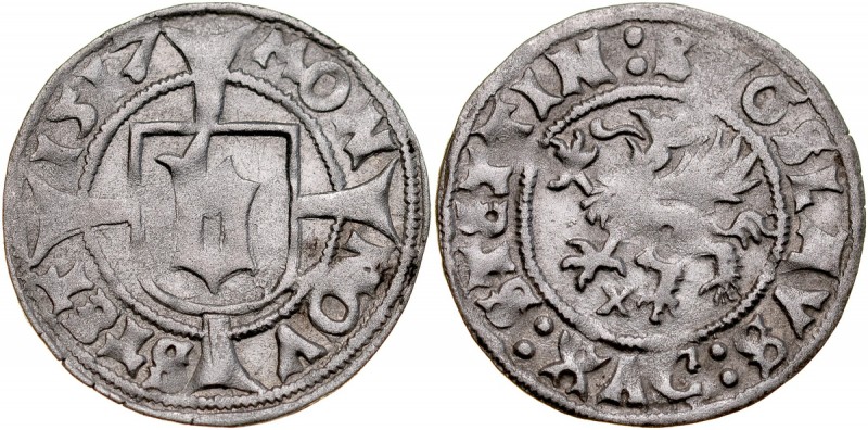 Pomorze, Bogusław X 1478-1523, Wit 1517, Szczecin. Kop. 4151, Dbg.P 427, resztki...
