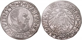 Prusy Książęce, Albrecht Hohenzollern 1525-1568, Grosz 1542, Królewiec.