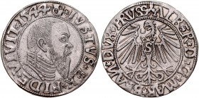 Prusy Książęce, Albrecht Hohenzollern 1525-1568, Grosz 1544, Królewiec.