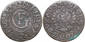 Prusy Książęce, Jerzy Fryderyk 1578-1603, Szeląg 1594, Królewiec.