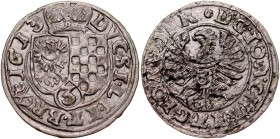 Śląsk, Księstwo Legnicko-Brzesko-Wołowskie, Jan Chrystian i Jerzy Rudolf 1603-1621, 3 krajcary 1613, Złoty Stok.