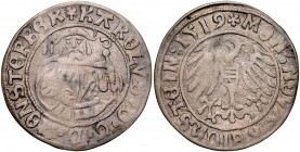 Śląsk, Księstwo Ziębicko-Oleśnickie, Karol I 1498-1536, Grosz 1519, Oleśnica.