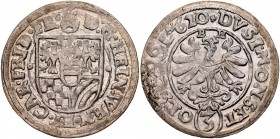 Śląsk, Księstwo Ziębicko-Oleśnickie, Henryk Wacław i Karol Fryderyk 1617-1639, 3 krajcary 1620, Oleśnica.