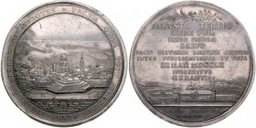Medal autorstwa Luttera i Dubuta z 1760 roku, wybity na pamiątkę 100 rocznicy zawarcia Pokoju w Oliwie.