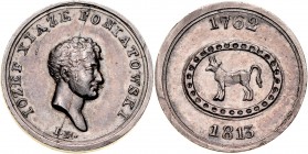 Medal autorstwa Józefa Majnerta, wybity ku czci gen. Józefa Poniatowskiego 1762-1813.