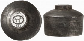 Stempel rewersu do medalu autorstwa Józefa Majnerta, wybity ku czci gen. Józefa Paniatowskiego 1762-1813.