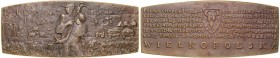Medal z 1976 roku autorstwa Alfrada Kózki, poświęcony Wielkopolsce.