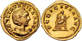Rzym, Herennia Etruscilla, Aureus.