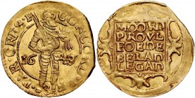 Niderlandy, Dukat 1649/8, Frisland. RRR.