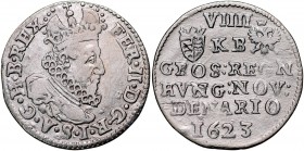Węgry, Ferdynand II 1619-1637, Grosz 1623, Kremnica.