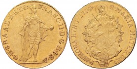 Węgry, Franciszek 1792-1835, Dukat 1799, Kremnica.