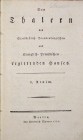 Arnim., Von Thalern des Churfuerstlich=Brandenburgischen und Koeniglich=Preussischen regierenden Hauses. Berlin 1788.