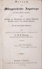 Beyschlag, D. E., Versuch einer Munzgeschichte Augsburgs in dem Mittelalter. Stuttgart 1835.