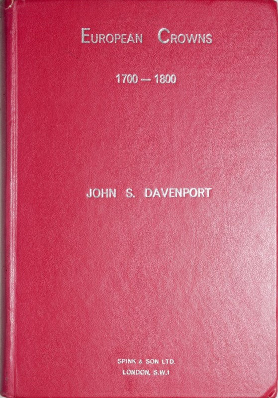 Davenport J.S., European Crowns 1700-1800, London 1964. bardzo dobrze zachowana ...