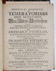 Harprecht S Ch., Dissertatio Inauguralis De Temeratoribus Iuris Monetandi, 1697