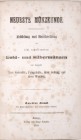 Neuste Muenzkunde, Abbildung und Bescheibung der jetzt coursirenden Gold und Silbermuenzen, I&II T., Leipzig 1853.