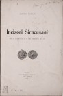 Sambon A., Incisori Siracusani, Milano 1914.