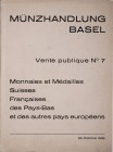 Muenzhandlung Basel, Monnaies et Medailles Suisses, Francaises, des Pays-Bas, 29 Octobre 1936, Basel 1936.