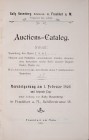 Rosenberg S, Auktions-Catalog, 1 Februar 1905, Frankfurt am M 1905.