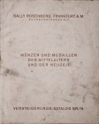 Rosenberg S, Versteigerunskatalog nr 76, 20. April 1933, Frankfurt am M 1933.