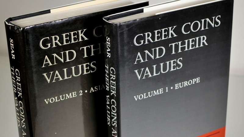 GREEK COINS AND THEIR VALUES (Europe, Asia and Africa). Author: David R. Sear, E...