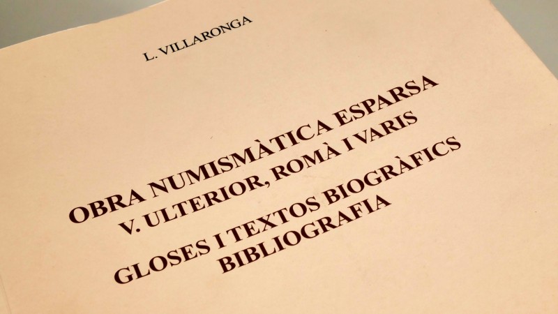 OBRA NUMISMÁTICA ESPARSA. Author: Leandre Villaronga. Complete collection of 5 v...
