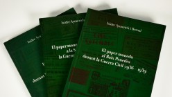 EL PAPER MONEDA AL BAIX PENEDÈS DURANT LA GUERRA CIVIL. Author: Isidre Aymerich i Bernal. 3 volumes. SCEN 2008, 2013 AND 2018. Weight: 1,15 kg. AU. Es...