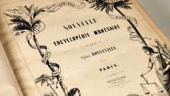 ENCYCLOPÉDIE MONÉTAIRE OU NOUVEAU TRAITÉ DES MONNAIES D'OR ET D'ARGENT. Author: Alphonse Bonneville. Edition: Paris, 1849. 218 p. with numerous countr...