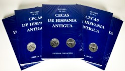 HISTORIA DE LAS CECAS DE HISPANIA ANTIGUA. Lot of 5 books. Essential work for collectors of this period. Edition of 1.000 copies with more than 400 pa...