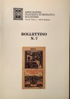 AA.VV. - Associazione fil. numismatica bolognese Bollettino N 7. Bologna, 1994. pp. 64. con illustrazioni nel testo. ril. editoriale, buono stato, con...