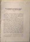 CUNIETTI - CUNIETTI A. - Una contraffazione del chiavarino bolognese di Agostino Tizzoni conte di Desana 1559 - 1582. Milano, s.d. pp. 3, con ill. nel...