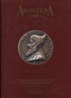 ARSANTIQVA. London, 19 – April, 2002. The Serenissima collection. I part. Medals sec. XV – XVI. pp. 285, nn. 300, tutti illustrati a colori nel testo....