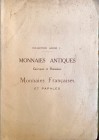 BOURGEY M.E. - CARPENTIER M.M. Collection André J… Monnaies Antiques Grecques et Romaines. Monnaies Francaises et papales. Paris, 20-21 décembre 1929....