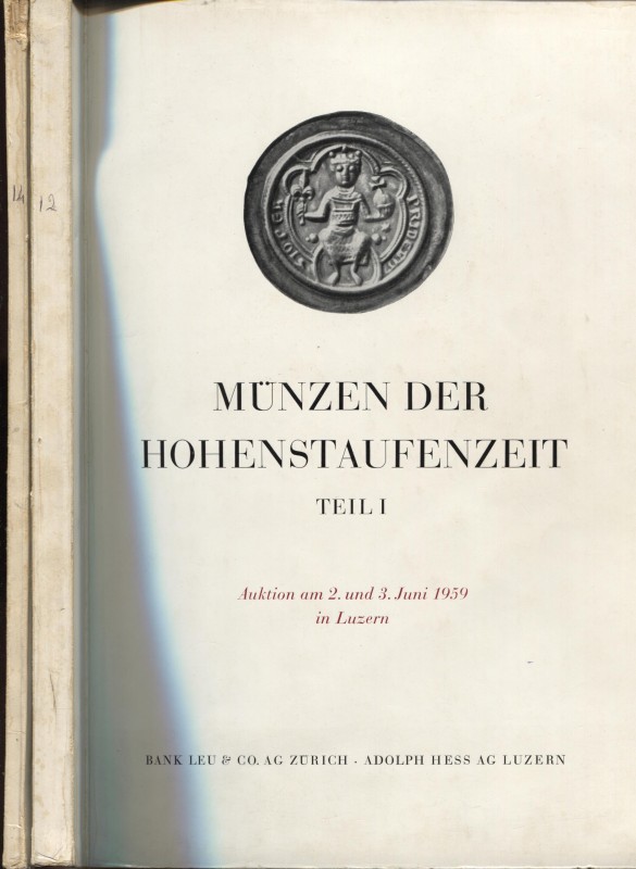 HESS A. – LEU & CO. – n. 12\14. Luzern 2- Juni, 1959, e 8- Marz, 1960. Munzen de...