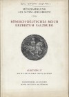 HESS A. – LEU & CO. – n. 37. Luzern, 18 – April, 1968. Munzsammlung aus altem adelbesitz. 2 teil. Romisch-deutsches reich erzbistum Salzburg. pp. 64, ...