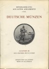 HESS A. – LEU & CO. – n. 44. Luzern, 22 – Oktober, 1969. Munzsammlung aus altem adelbesitz. 4 teil. Deutsche Munzen. pp. 46, nn. 580, tavv. 19. Ril. e...