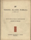 NUMMORUM AUCTIONES. - N IV. Lugano, 16 – Giugno, 1979. pp. 51, nn. 534, tavv. 35. Ril. ed. buono stato, importante collezione di monete di Milano.
