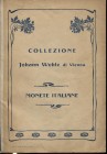 RATTO R. - Genova, 20 – Novembre, 1905. Collezione Johann Wehle di Vienna. Monete italiane. pp. 93, nn. 1565. Ril. ed. discreta. Non illustrato. Ex li...