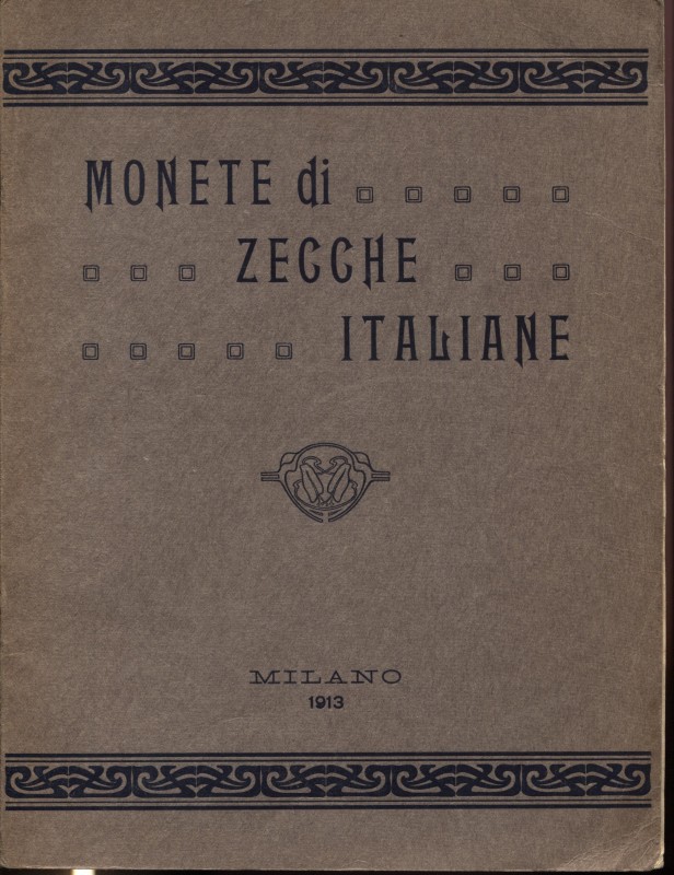 RATTO R. - Milano, 25 - Febbraio, 1913. Collezioni Miller, Carlo Ottani, e Dessì...