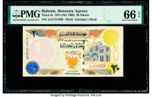 Bahrain Monetary Agency 20 Dinars 1973 (ND 1998) Pick 23 PMG Gem Uncirculated 66 EPQ. 

HID09801242017

© 2020 Heritage Auctions | All Rights Reserved...