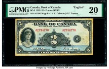 Canada Bank of Canada $2 1935 Pick 40 BC-3 PMG Very Fine 20. Third party grading company mentions stains.

HID09801242017

© 2020 Heritage Auctions | ...