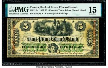 Canada Charlotte Town, PEI- Bank of Prince Edward Island $5 1.1.1877 Pick S1931d Ch.# 600-12-12a PMG Choice Fine 15. 

HID09801242017

© 2020 Heritage...